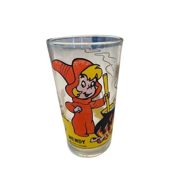Vintage Pepsi Collection Harvey Wendy Brewing Cartoon Juice Glass 5" - Picture 1 of 4